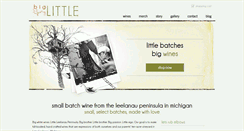 Desktop Screenshot of biglittlewines.com