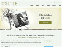 Tablet Screenshot of biglittlewines.com